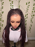 Frontal Braided Wig - Brittany