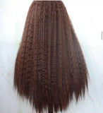 AfroKinky Lightly Crimped - Luxury Synthetic Wigs