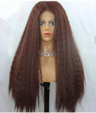 AfroKinky Lightly Crimped - Luxury Synthetic Wigs