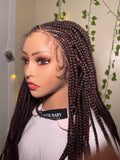 Frontal Braided Wig - Brittany