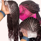 Frontal Braided Wig - Brittany