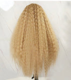 AfroKinky Lightly Crimped - Luxury Synthetic Wigs