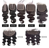 HD 100% RAWHAIR Closures